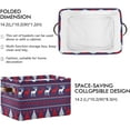 thumbnail image 3 of FREEAMG Collapsible Storage Basket Christmas Elk1 Rectangular Storage Bins Baskets Toys Storage Bins with Handles for Bedroom Home Office 1PCS, 3 of 7