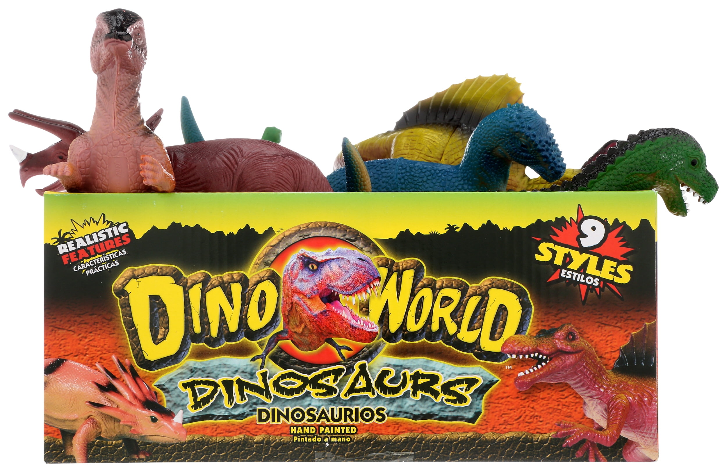 Pack of 12, Ja-Ru Dino-World Dinosaurs, 1 ea