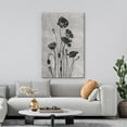 thumbnail image 2 of Wall26 Canvas Print Wall Art Black&White Lily Daisy Art Flower Garden Wall Decor Nature Wilderness Illustrations Modern Floral Art Decorative Floral Botanical Print for Living Room - 12"x18", 2 of 5