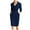 Navy, variant on Women's Casual Dresses Outings Flowy A-Line Dress for Everyday Wear Classic Women's Party Dress