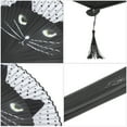 thumbnail image 4 of Cartoon Cat Kung Fu Fan,  Inkjet Pattern Bamboo Folding Fans Bamboo Fan, Fan with Fan Bag for Christmas Gift, 4 of 7