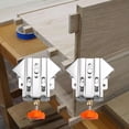 thumbnail image 6 of simhoa 2Pcs Stainless Steel 90 degree Right Angle Clamp 90 Degree Anti Rust Carpentry Tool Woodworking Tool for Furniture Assembly Durable B, 6 of 10