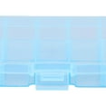 thumbnail image 1 of 10 Grid Plastic Jewelry Removable Storage Box Beads Earring Dividers Plastic Compartment Container Container Blue, 1 of 5