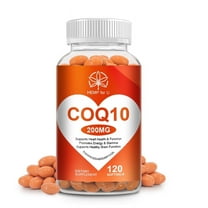 CoQ10 Vegetarian Softgels 200mg, Promotes Cardiovascular & High Absorption, 120 Capsules