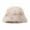 White, variant on Eosunjian Thickened Plush Basin Hat Winter Basin Hat Solid Color Thickened Soft Plush Warm Bucket Hat Windproof Outdoor Fisherman Hat for Women Lightweight