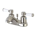 thumbnail image 1 of Kingston Brass FB5628DPL Robinet de Lavabo Paris Centerset 4 Po, Nickel Brossé, 1 of 1