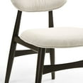 thumbnail image 2 of Omax Decor Joss Solid Wood Dining Chairs in Oatmeal Fabric Upholstery (Set of 2), 2 of 6