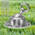 thumbnail image 2 of Muyoka Estaca giratoria 360 para amarrar perros a prueba de 贸xido, ancla para perros de acero inoxidable resistente, estaca para amarrar perros al aire libre, 150 libras de fuerza de tracci贸n para jar, 2 of 7