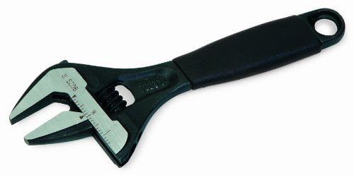 Bahco 8070 IP Black-Finished Adjustable Wrench In Industrial Pack 6-Inch 20 mm Grey