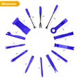thumbnail image 6 of BAKIBO Auto Trim Removal Tool Kit, 19 Pcs No Scratch Pry Tool Set for Car Panel and Dashboard Removal, Includes Door Panel Tool, Push Rivets, Car Clips, Essential for Interior Trim Work, Blue, 6 of 8