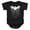 Black, variant on Paint 3 Unisex Infant Snap Suit for Baby (6 Months) Red