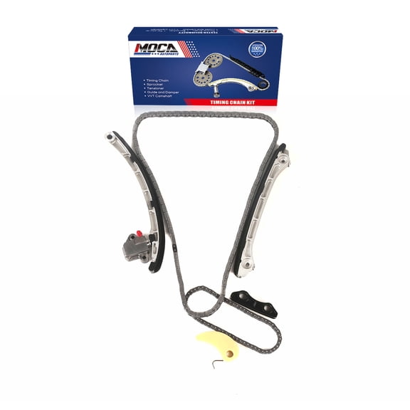 MOCA AUTOPARTS Timing Chain Kit Fit for 2011-2013 Mazda 3 2.3l & 2007-2013 Mazda 3 2.3l & 2010 Mazda 3 2.3l & 2006-2007 Mazda 6 2.3l & 2007-2012 Mazda Cx-7 2.3l