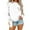 White, variant on BLVB Mock Neck Sweatshirt Women Loose Long Sleeve Fall Tunic Tops Solid Color Dressy Casual Fashion Pullover with Pocket