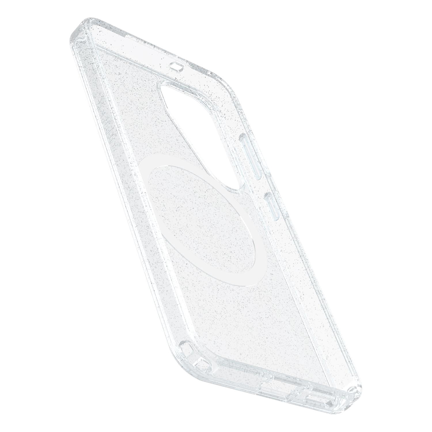 OtterBox Symmetry Clear Magnets Case Stardust with Blue Tint for Samsung Galaxy S25