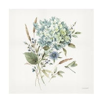 Lisa Audit 'Bohemian Blue 03 on white' Canvas Art