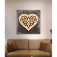 thumbnail image 1 of Heart Block Decor - Celtic Spiral Heart Art on Board, 1 of 1