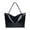 Black, variant on Stylago Women's Leather Tote Bag Casual Travel Large Shopping Shoulder Purses College Students Zipper Underarm Work Handbag Black