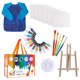 thumbnail image 1 of 27 Piezas Ni?os Pinceles De Pintura Juego De Herramientas De Pincel De Pintura Ni?os Peque?os DIY Azul SM SunniMix Delantal de pincel de pintura para niños, 1 of 5