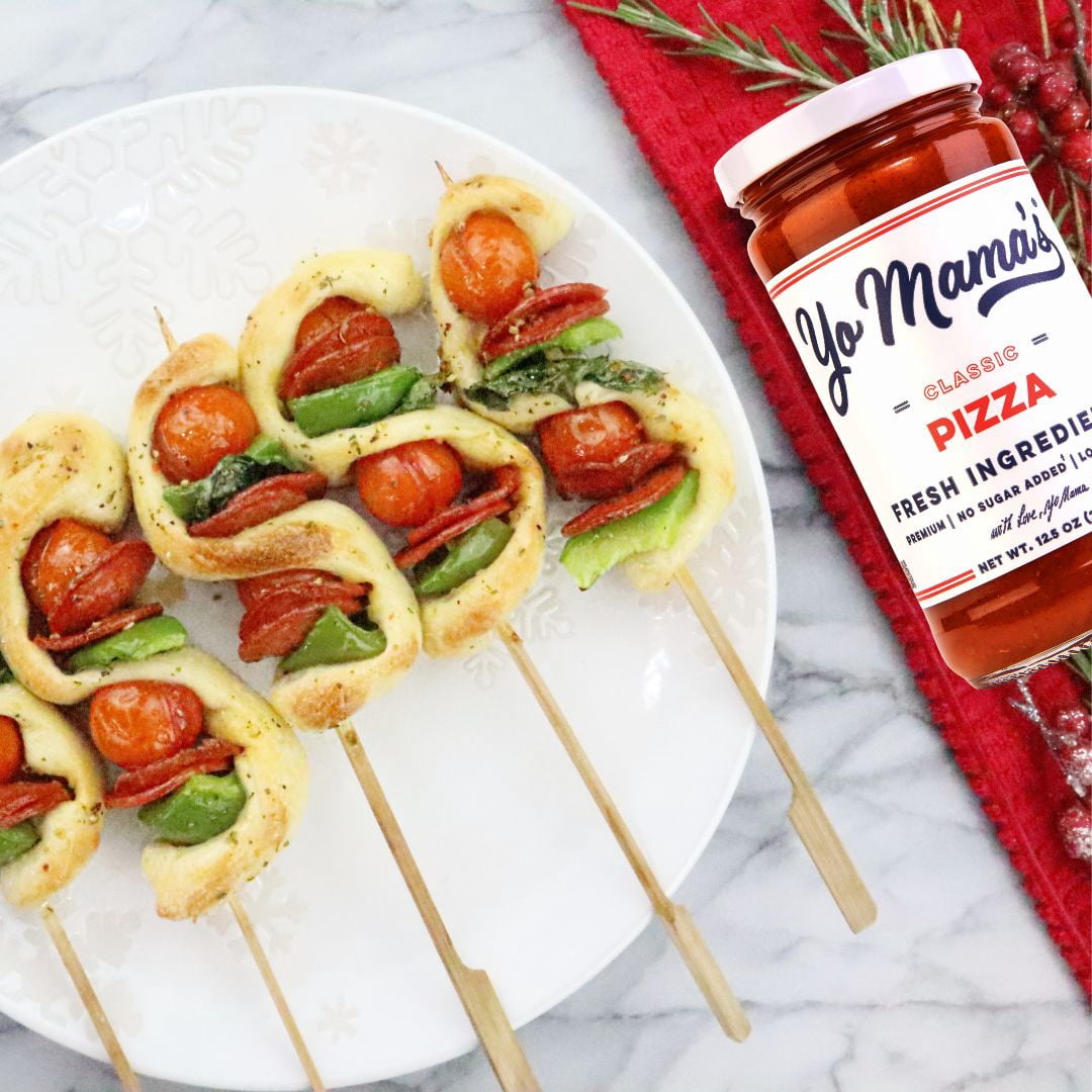 Yo Mama’s Foods Classic Pizza Sauce, 12.5 oz, No Sugar Added, Low Carb, Gluten-Free, All-Natural, Sauce