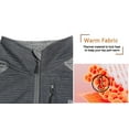thumbnail image 3 of Little Donkey Andy Women's Lightweight Thermal Jackets Running Golf Travel Windproof Grey Heather L, 3 of 7