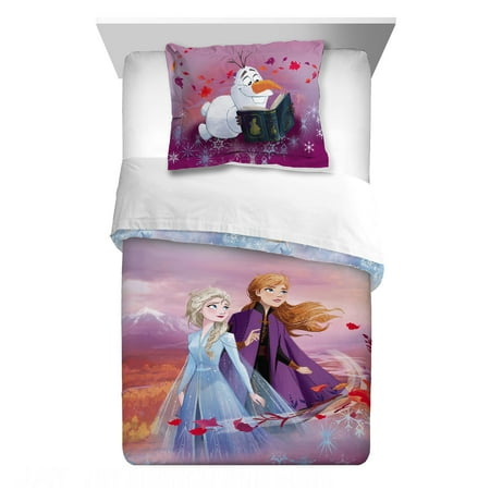 Disney S Frozen 2 Kids Twin Full Reversible Comforter And Sham Set