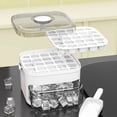 thumbnail image 5 of 50-Cube Ice Maker with Easy Press Cap Double Layer Ice Cube Maker Refrigerator Household Ice Storage Ice Box, 5 of 12