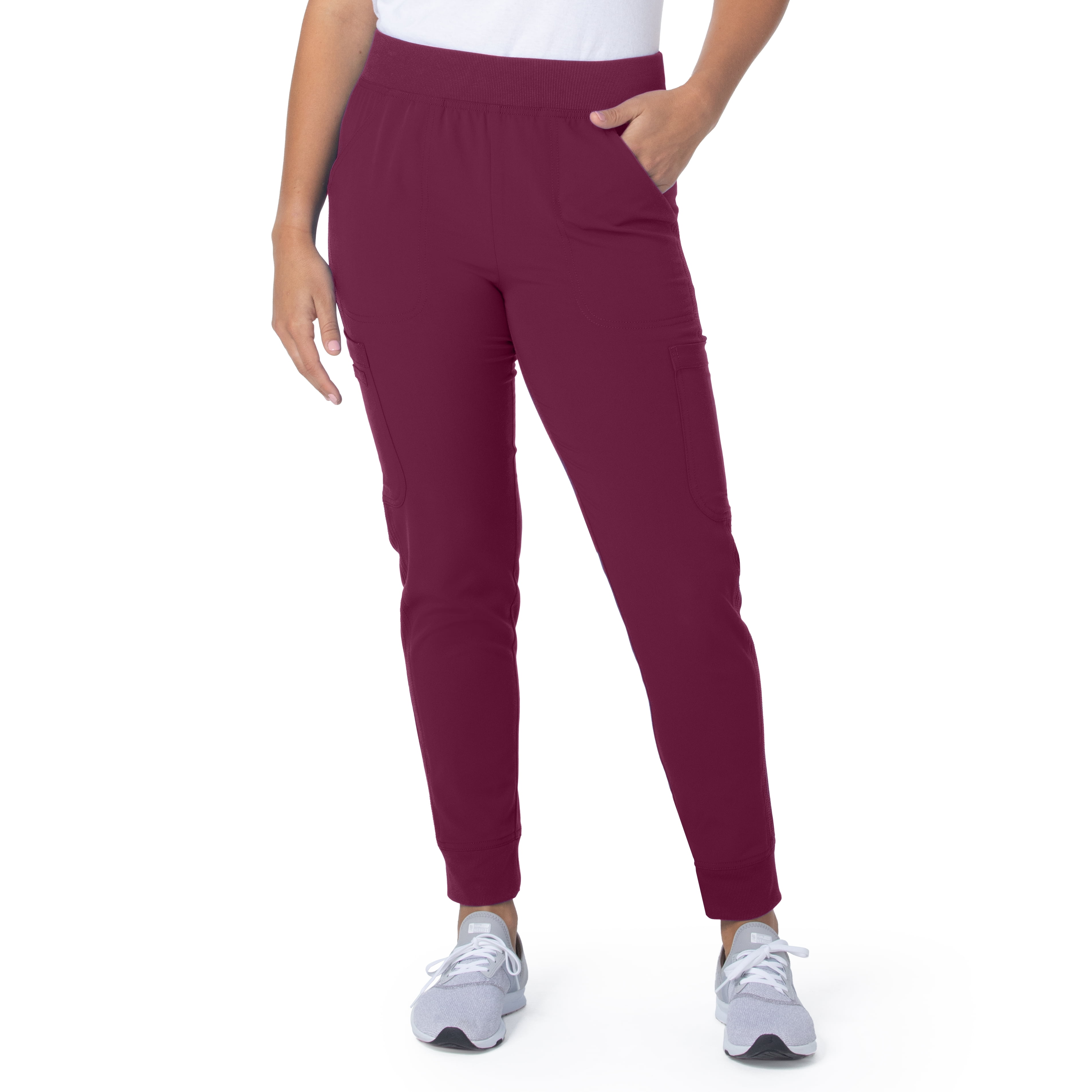 Urbane Icon Women's Contemporary Slim Fit Super Stretch Jogger Scrub