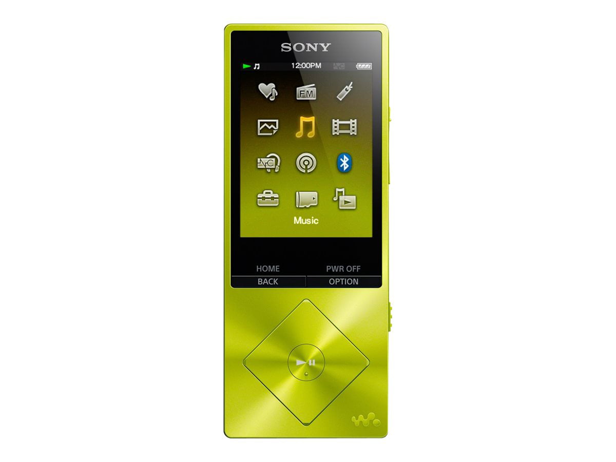 Sony Walkman NW-A26HN - Digital player - 32 GB - lime yellow