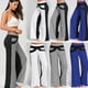 thumbnail image 4 of Guardurnaity Pantalones de mujer Pantalones deportivos Pantalones de chándal casuales sueltos de pierna ancha Prendas para la parte inferior del cuerpo azul METRO Guardurnaity AP002168-14, 4 of 5