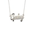 thumbnail image 1 of Collar con dije de nombre Gaby ZAB DE MEXICO RECONOCIMIENTOS En Plata ley .925, 1 of 4