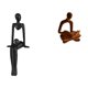 thumbnail image 1 of Estatua De Pensador Abstracto Creativo, Escultura De Resina Para El Hogar, Estantería, Decoración De Oficina, Figura Humana, Estatua De Pensador Abstracto, Decoraciones, Arte, Colección, 1 of 8