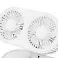 thumbnail image 5 of Mini Usb Desktop Fan Double Mini Fan Desktop Double Blade Small Fan USB Mini Folding Desktop 2 Head Fan For Student Office Folding Dual Motor White ANGGREK Electrodomésticos, 5 of 5