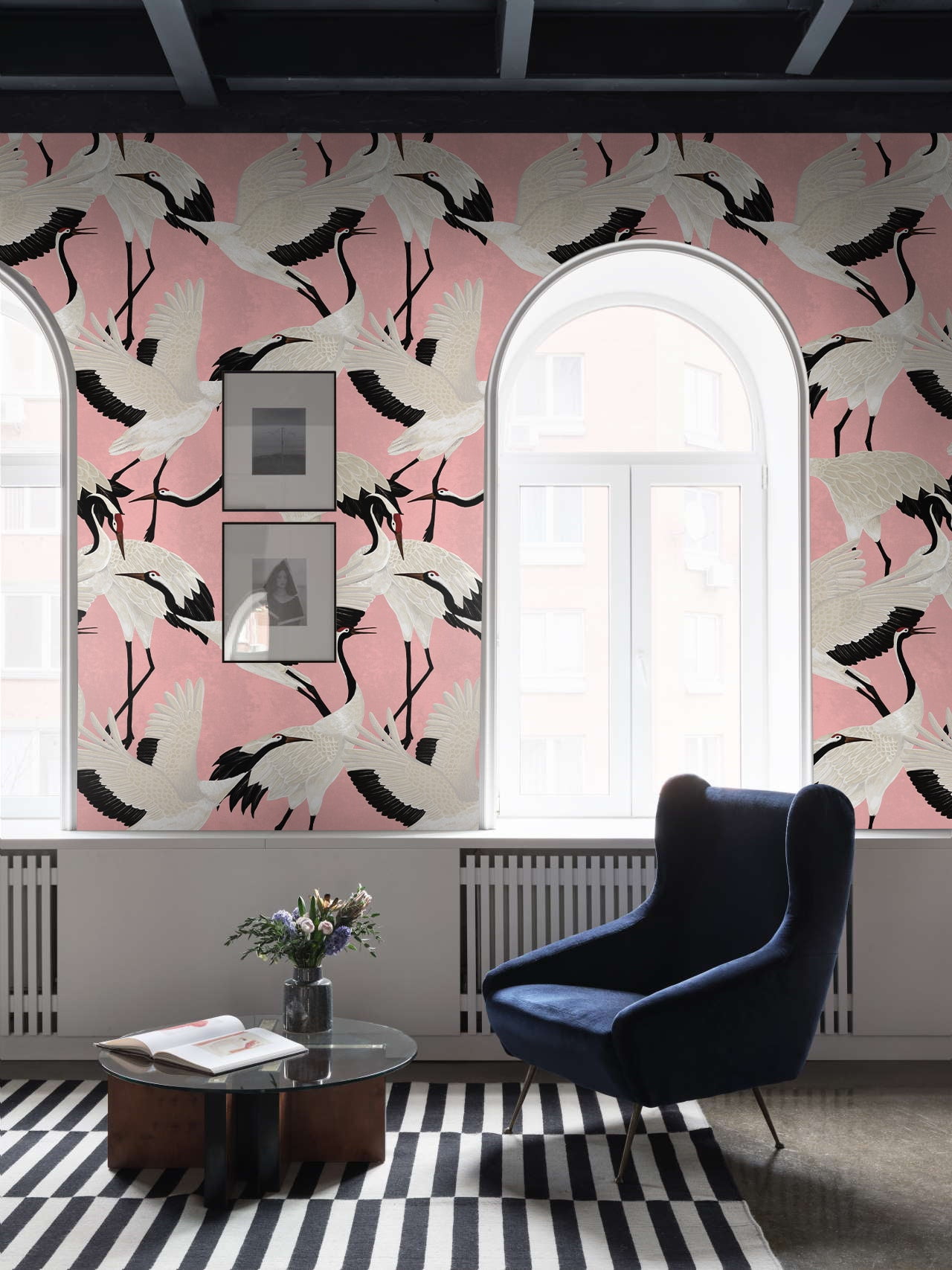 Pink Herons Wallpaper