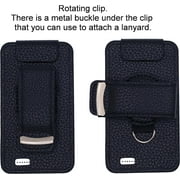 Premium Holster (with Belt Clip/Metal Loop/Lanyard/Carabiner) for Dexcom G7 (Black)