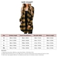 thumbnail image 1 of Chaqueta A Cuadros Para Mujer, Abrigo Acogedor Con Cuello De Solapa A Cuadros Para Mujer, Manga Larga, Lavado A Máquina Con Bolsillos Para Uso Festivo ANGGREK Amarillo XXL, 1 of 4