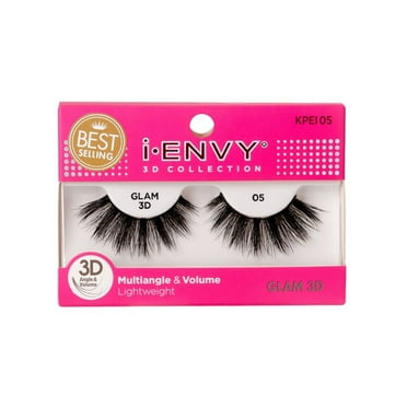 Kiss I Envy Iconic Collection Lashes 05, 3d Angle and Volume, 1 Pair