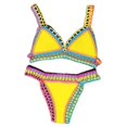 thumbnail image 1 of Conjunto De Bikini De Mujer Sexy Traje De Baño Reversible De Cintura Baja De Punto Hecho A Mano,L TUNC Sencillez, 1 of 5
