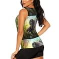 thumbnail image 3 of Daiia Daisy Koala Printed Womens Workout Tops for Women Quick-dry Tank Tops Mesh Yoga Shirts Athletic Running Tank Tops Sleeveless Gym Clothes-XX-Large, 3 of 7