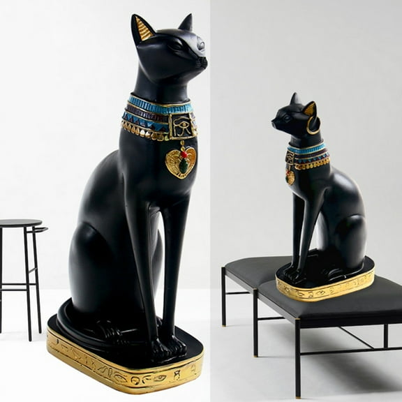 Joernso Egyptian Goddess Bastet Cats Collectible Figurine Statue Home Office Decor