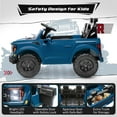 thumbnail image 5 of Ford F150 Raptor 24V Powered Ride on Cars for Kids, Extra large Real 2 Seater Ride on Toys with Remote Control, Bluetooth, LED, Truck Storage, Electric Vehicles Ride on Truck for Boys Girls Gifts, 5 of 7