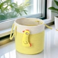 thumbnail image 1 of SnowVibe Rope Woven Cute Snacks Storage Basket - Sundries Storage Box, Children's Toys Storage Bucket, Blocks Storage Basket for Home and Playroom Use, 1 of 6