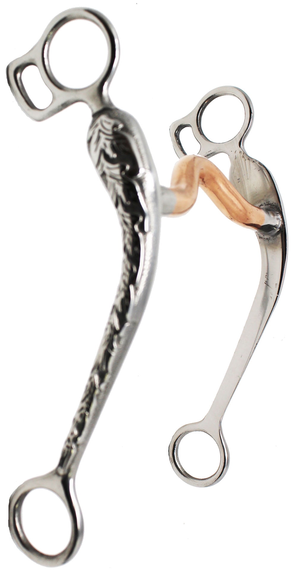 Tackmaster Challenger Stainless Steel 5 Mouth Eggbutt Snaffle Horse Bit 35446