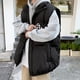 thumbnail image 5 of Chaleco de algodón de plumón para hombre, cálido, de invierno, de color liso, moderno, holgado, con cuello levantado y combinable, 5 of 6
