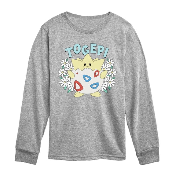 Pokémon - Floral Togepi - Youth Long Sleeve Graphic T-Shirt