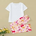 thumbnail image 4 of Uaswgudfs Women's Easter Pajama Set Short Sleeve Top & Elastic Waist Pants Easter Sleepwear Women's Sleepwear Sets Easter Home Outfit, 4 of 9