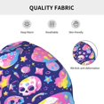 thumbnail image 5 of Naloa Skull colorful mushroom Beanie for Men Women Knitted Unisex Winter Hat Beanies Cap Knit Cuffed Beanies Hats, 5 of 7