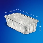 EZ Foil Disposable Loaf Pans with Lids, 8 x 3.75 in., 2 Count