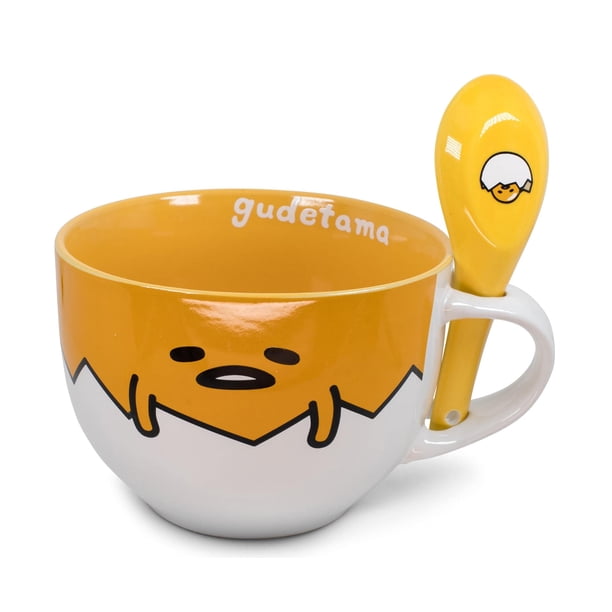 Taza de sopa de cerámica Silver Buffalo Gudetama Dangerous 710 ml