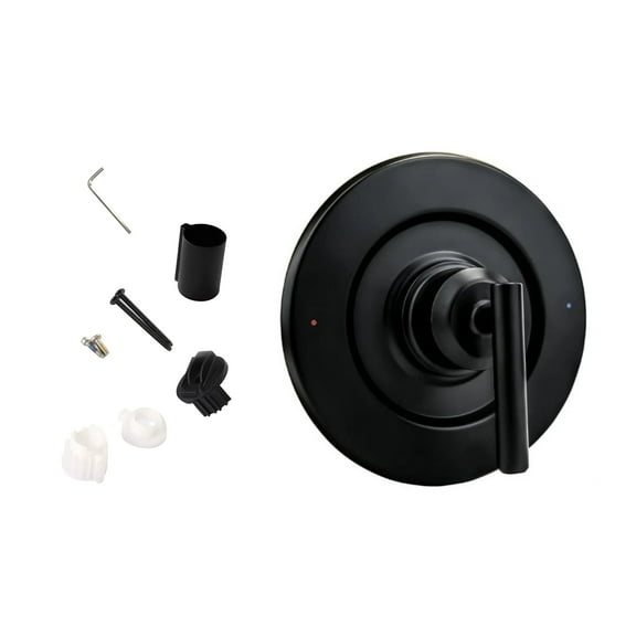 GUYUTING Matte Black Shower Valve Trim Kit for Moen 2510 2520 Series Easy Temperature Control Upgrade Elegant Bathroom Style