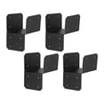 thumbnail image 2 of DOLITY 4 Pcs Connecteur d'Ancrage de Poutre Fixation Support de Toit pour Pavillons Pergola 8.9cm, 2 of 9